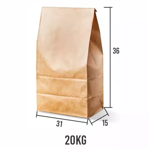 SACO KRAFT SOS DELIVERY 31Fx17sx36a 20KG SEM IMPRESSÃO C/200
