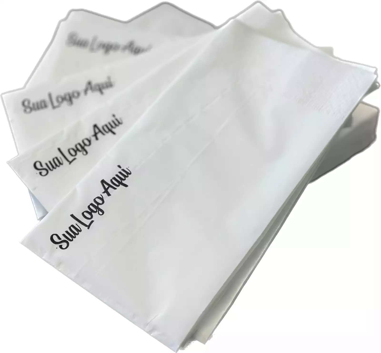 6.000 GUARDANAPOS PREMIUM 40X40 PERSONALIZADO EM 3CORES FOLHA DUPLA