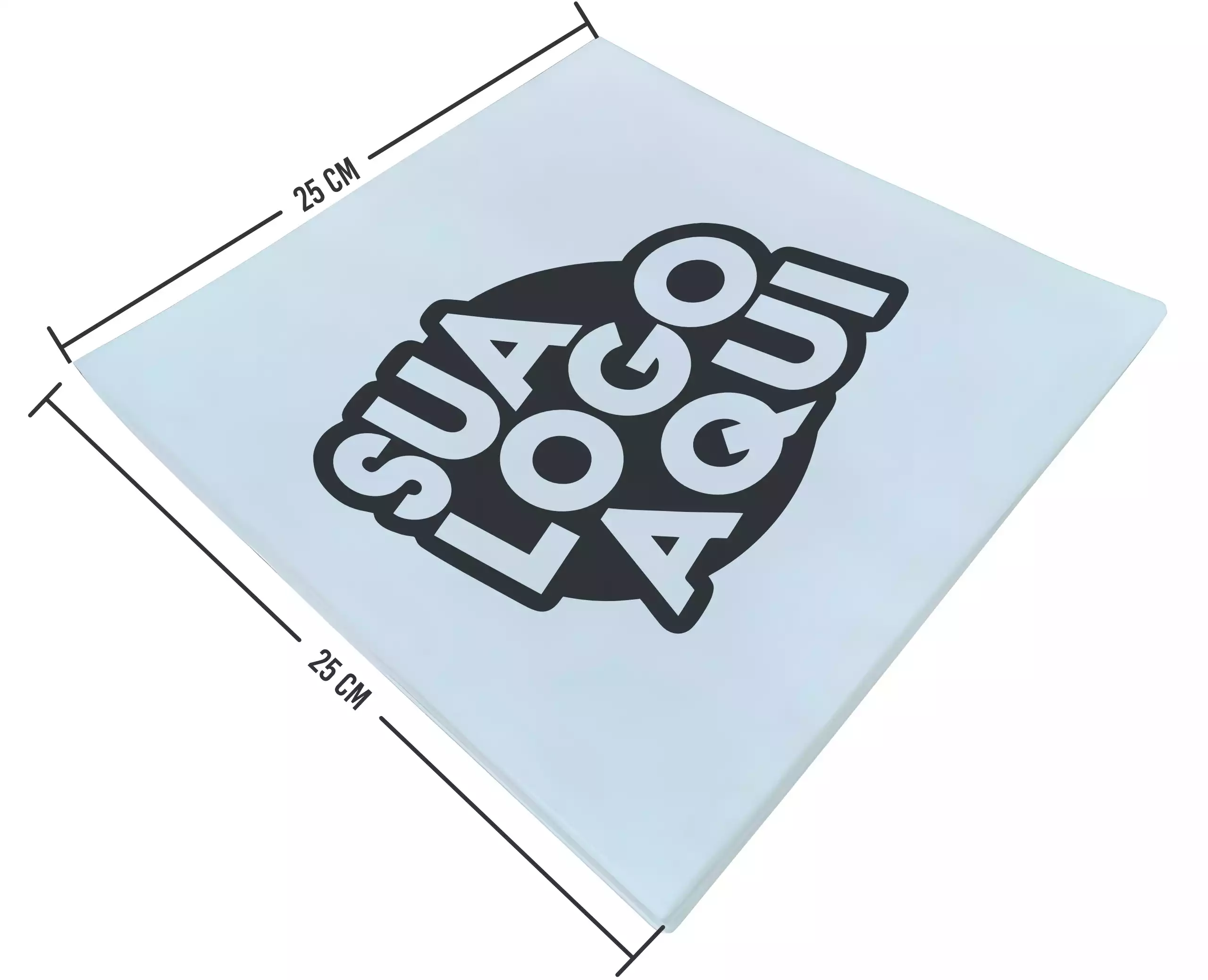 10.000 Papel manteiga para PIZZA na medida 25x25 Personalizado em 1COR