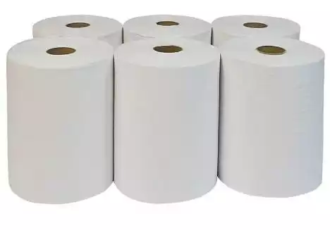 Papel toalha BOBINA NC 200mts - Fardo c/6 rolos