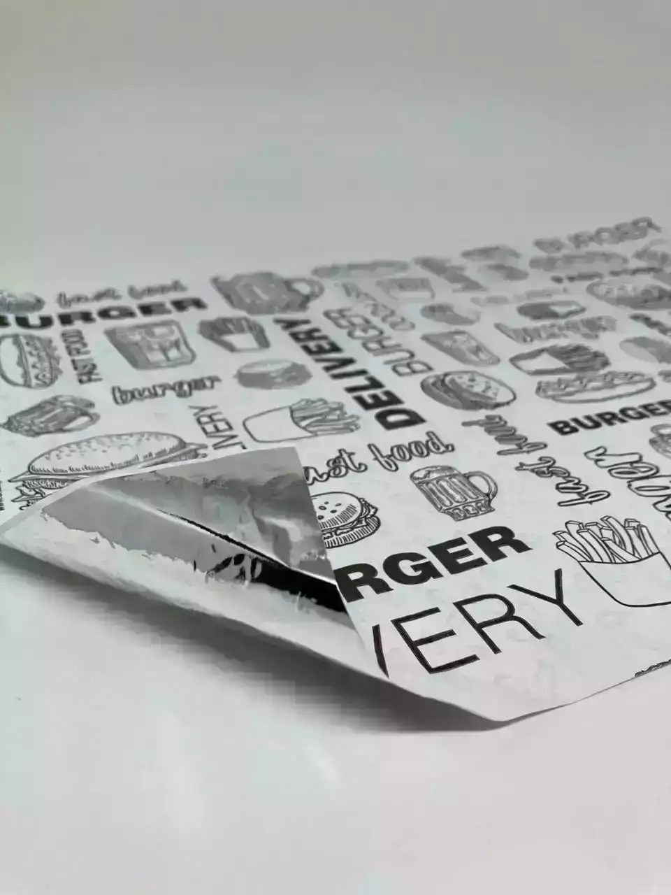 5.000 Papel De Embrulho Acoplado Laminado 40x30 Personalizado 1COR