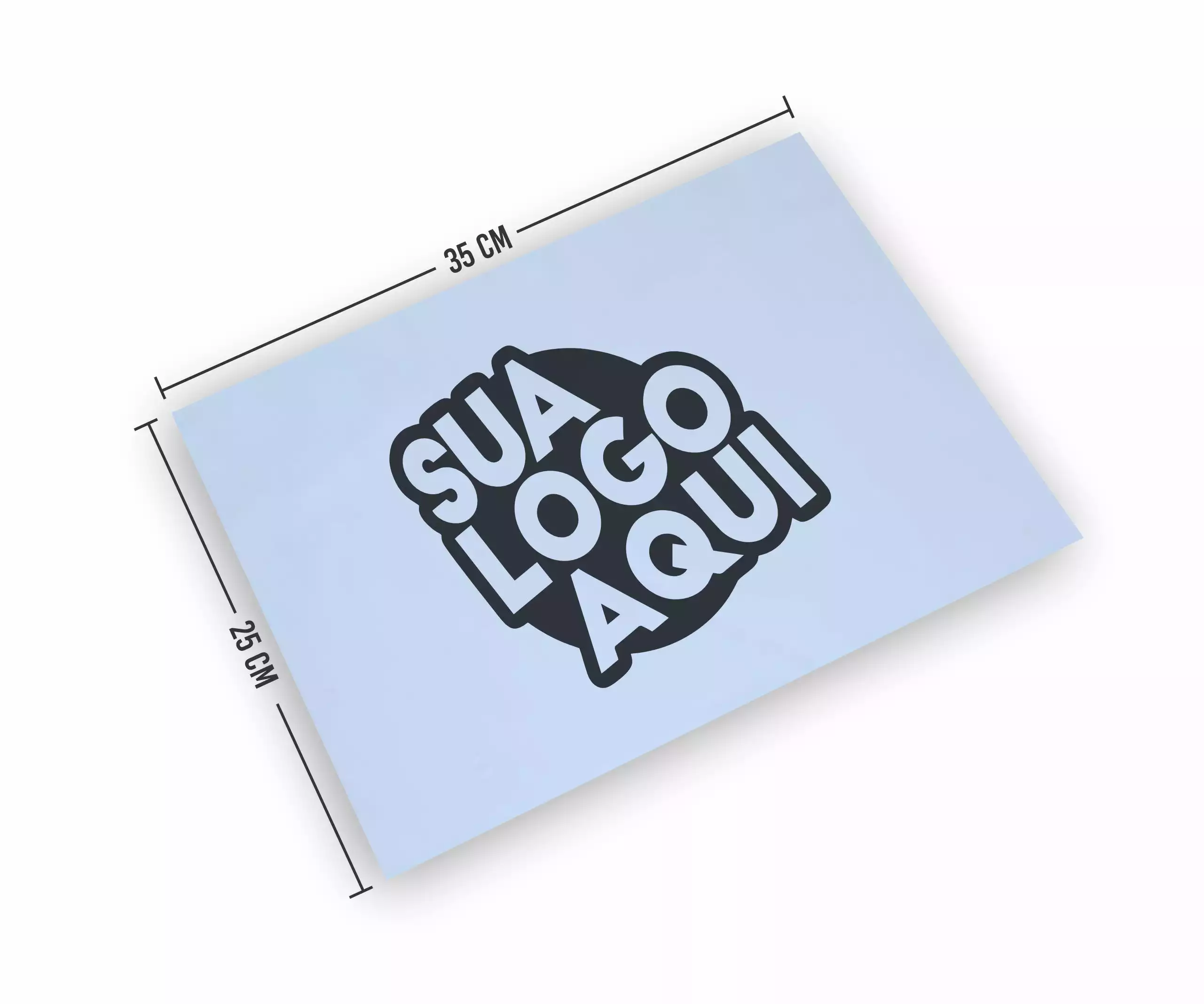 10.000 FUNDOS DE BANDEJA EM PAPEL MONOLÚCIDO 25GR PERSONALIZADO EM 1 COR - MEDIDA 25X35