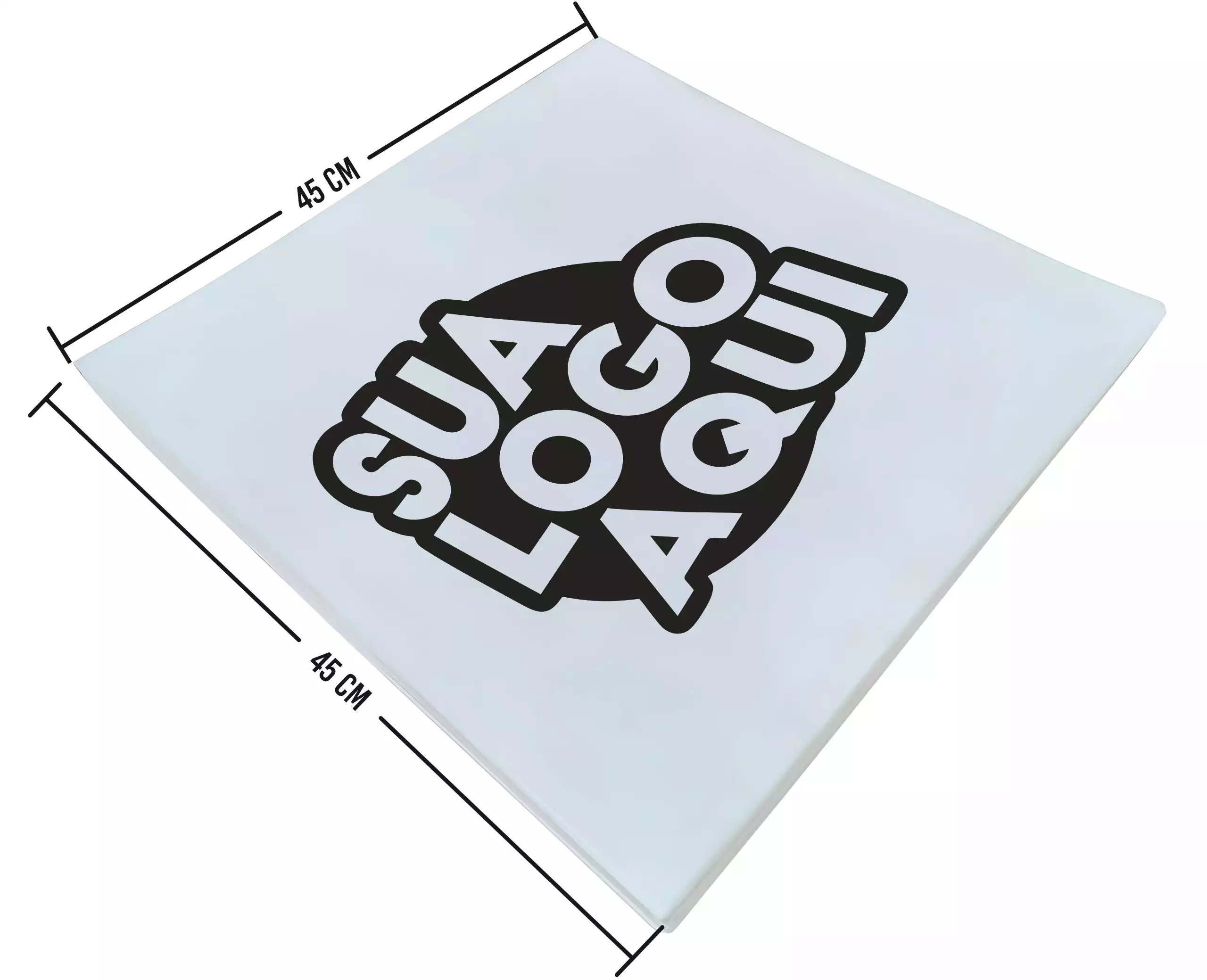 5.000 Papel manteiga para PIZZA na medida 45x45 Personalizado em 1COR