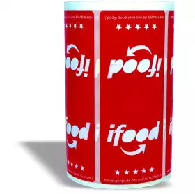 10.000 LACRES DE SEGURANÇA GRANDE PERSONALIZADO EM 2 CORES